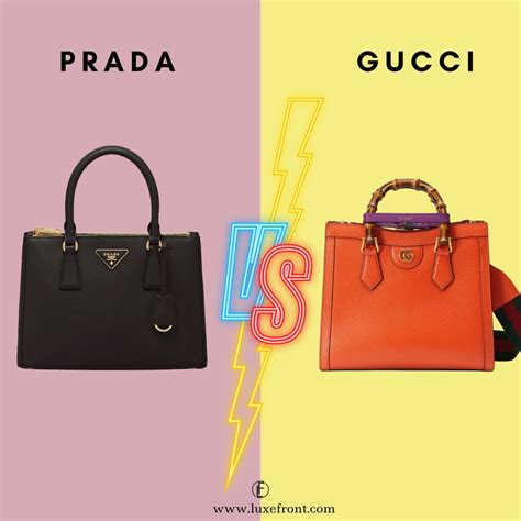 gucci chanel prada|Gucci vs Prada bags.